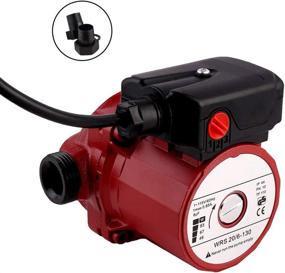 img 3 attached to 💦 SHYLIYU 115V/60Hz Pressure Booster Pump - 3-Speed Cast Iron Pump with 1 inch Outlet, 46/67/93W Circulator Pump for Home