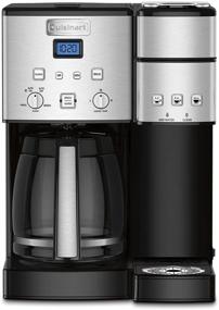 img 3 attached to Cuisinart SS-15P1 Coffee Center 12-Cup Coffeemaker and Single-Serve Brewer in Stunning Silver - Ultimate Choice for Coffee Enthusiasts