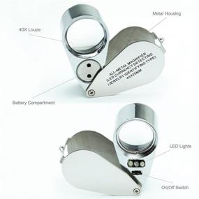 img 3 attached to Loupe Bundle Magnifying Geologist Batteries