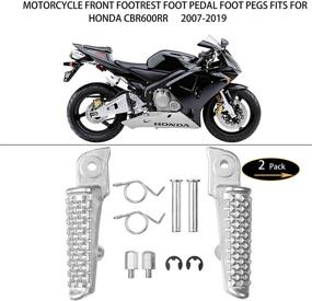 img 4 attached to Silver Front Footrests CBR600RR 2007 2014