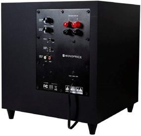 img 2 attached to 🔊 Monoprice 10565 Премиум 5.1 канальная домашняя кинотеатральная система: Лучший сабвуфер Black Edition для улучшенного аудио-опыта