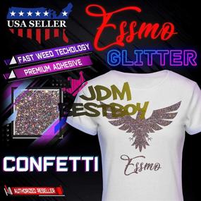 img 3 attached to ESSMO Confetti Glitter Transfer T Shirt