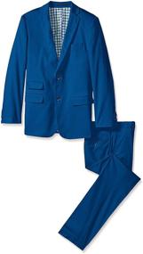 img 2 attached to 👔 Isaac Mizrahi Cobalt Cotton Boys' Apparel, Suits & Sport Coats