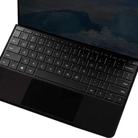 img 4 attached to VFENG Ultra Thin Clear TPU Keyboard Cover Skin for Microsoft Surface Go 2018+ and Go 2 2020+: US Version+ - Enhanced Protection & Seamless Typing Experience