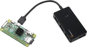 img 2 attached to 🍓 Enhance Raspberry Pi Zero with MakerSpot Micro USB OTG Hub for 4 Port High Speed Sync and Extension - Perfect for Android Tablets and Raspbian Jessie Linux!