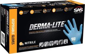 img 1 attached to SAS Safety 6609 20 Derma Lite Disposable Gloves