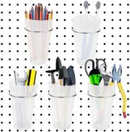 maximize your workbench efficiency with transparent pegboard organizer accessories logo