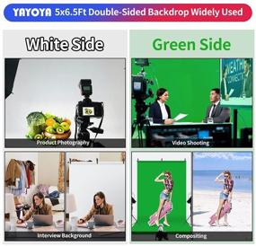 img 2 attached to YAYOYA White Green Screen Backdrop 5X6