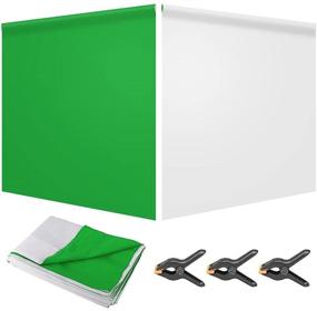 img 4 attached to YAYOYA White Green Screen Backdrop 5X6