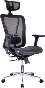 img 3 attached to Techni Mobili Office Chair Black Furniture