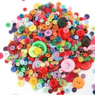 tosnail 2400 assorted colors resin buttons for crafts, sewing, and diy projects logo