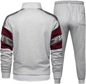 img 3 attached to DUOFIER Tracksuit Jogging Athletic Sweatsuit