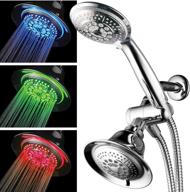 💦 hotel spa shower combo: luxurious led shower head & high-performance 2-in-1 system logo