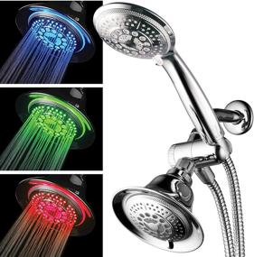 img 4 attached to 💦 Hotel Spa Shower Combo: Luxurious LED Shower Head & High-Performance 2-in-1 System