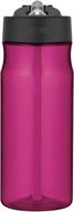 18 ounce pink thermos intak hydration bottle logo