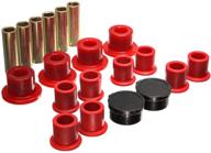 🔧 enhance performance and comfort with energy suspension 4.2154r rear leaf spring bushing set logo