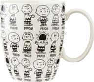 🎉 department 56 peanuts anniversary charlie mug: celebrate with snoopy and charlie brown! logo