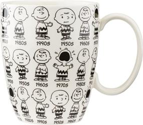 img 1 attached to 🎉 Department 56 Peanuts Anniversary Charlie Mug: Celebrate with Snoopy and Charlie Brown!