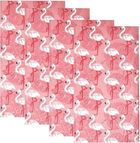 img 2 attached to 🦩 Vibrant Pink Flamingo Guest Napkins: 100-Pack for Summer Tropical Flamingo-themed Events, Poolside Parties, Weddings, and Spa Pampering