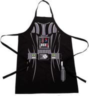 🔥 star wars grill father bbq apron: darth vader men's adjustable apron - a perfect christmas gift for dad! logo