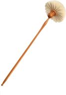 🧹 efficient cobweb removal: redecker goat hair broom with waxed beechwood handle, 23-5/8-inches logo
