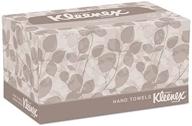 set of 2 boxes - professional kleenex 1-ply towels with 120 towels per box logo