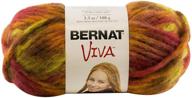 rust-colored bernat viva yarn - single ball, 3.5 ounce: get creative! logo