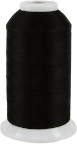 img 1 attached to 🧵 Black Sewing Thread Cone - Superior Threads So Fine 50 Weight Polyester - 3280 yards, 3-Ply