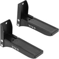 🔊 vivo steel dual soundbar wall mount brackets, adjustable extending speaker arm holders, black, mount-spsb4 logo