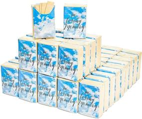 img 4 attached to 💔 Loving Memory Funeral Facial Tissues - Sparkle and Bash (60 Pack)