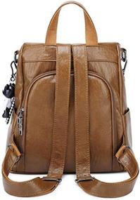 img 2 attached to 👜 Fashionable Women's Handbags & Wallets in Huabor Shoulder Rucksack Backpack Style