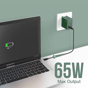 img 2 attached to SlimQ 65W GaN Charger [USB C+USB A] 2 Ports Wall Charger