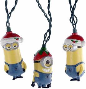 img 2 attached to 🌟 Brighten Up Your Space with Kurt Adler UL 10-Light Despicable Me Stuart and Kevin Light Set