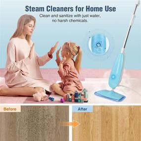 img 3 attached to 🧹 Elezon Steam Mop 25s: Fast-Heating Hard Floor Cleaner for Steaming & Cleaning Tile and Hardwood Floors - M100