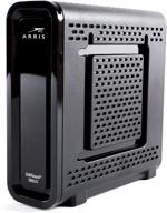 🔌 renewed arris surfboard sb6121 4x4 docsis 3.0 cable modem - fast internet connection for home (black) logo