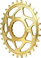 absolute black spiderless cinch chainring logo