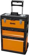 🔧 efficient organization: dna motoring 230mm 3-tier hand tool boxes trolley (tools-00004) logo