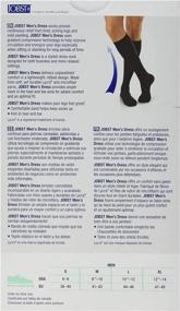 img 1 attached to 🧦 JOBST Mens Dress Knee High Compression Stockings: Professional Quality Legwear for All Day Comfort, Closed Toe, Elegant Rib Design, Compression Class- 8-15