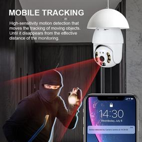 img 3 attached to 📷 Eversecu 2K Wireless PTZ Security Camera: Motion Tracking, Two Way Audio, Night Vision, Tuya Smart Life WiFi Connectivity