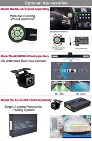 img 1 attached to 🚗 ATOTO F7 CarPlay & Android Auto Double Din Car Stereo Receiver, 7in IPS Touch Screen Car Radio Bluetooth F7G2A7SE, Mirrorlink, Fast Phone Charge, HD LRV (Live Rearview), Supporting up to 2TB SSD & 512G SD Card