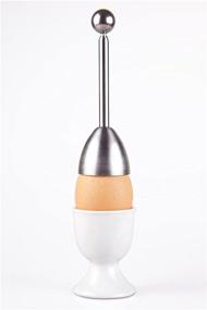 img 2 attached to Silver Stainless Steel ICO Egg Topper and Cracker: Achieve Perfect Soft Boiled Eggs