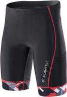 🏅 ultimate performance: my kilometre triathlon shorts for men - 9" with convenient leg pockets and long-distance chamois logo