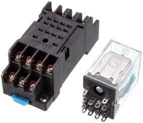 img 2 attached to 🔌 Reliable and Efficient uxcell DC 12V Coil 4PDT General Purpose Relay HH54P with PYF14A Socket