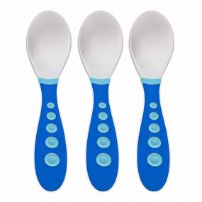 img 2 attached to 🍴 NUK First Essentials Kiddy Cutlery Spoons – Assorted Colors, Pack of 3