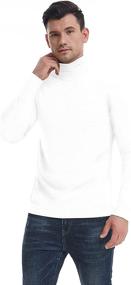 img 3 attached to HTB Men's Big and Tall Long Sleeve T Shirts: Slim Fit Cotton Pullover Base Layer Tops (1-2 Pack)