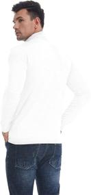 img 2 attached to HTB Men's Big and Tall Long Sleeve T Shirts: Slim Fit Cotton Pullover Base Layer Tops (1-2 Pack)