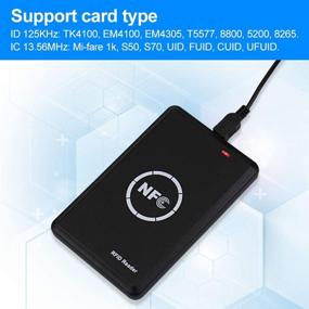img 2 attached to 🔑 HFeng NFC Smart RFID Copier/Writer/Reader/Duplicator 125KHz 13.56MHz USB Programmer Key Fob Cards Reader Writer with T5577 / EM4305 UID Writable Keychains