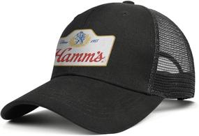img 4 attached to Mens Women Hamms Beer Logo Vintage Sports