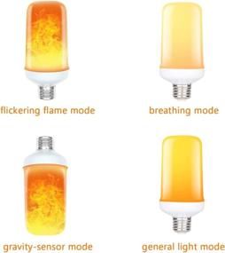 img 4 attached to 🔥 LEDERA Realistic Flickering Decorative Decor