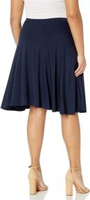 img 1 attached to Star Vixen Plus Size Length 👗 Women's Skirts: Fashionable and Flattering Women's Clothing